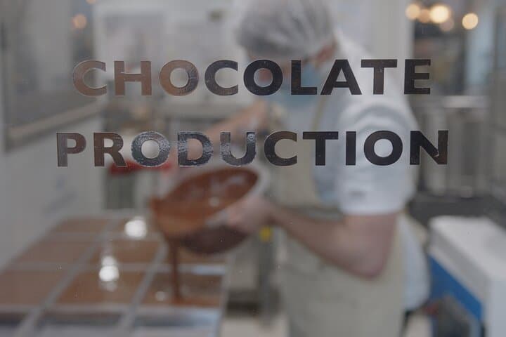 See our chocolate makers crafting our chocolate with our fully transparent production facility