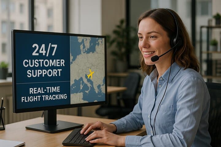 We offer 24/7 customer support and monitor your flight in real time, adjusting pickup times as needed to ensure a worry-free experience.