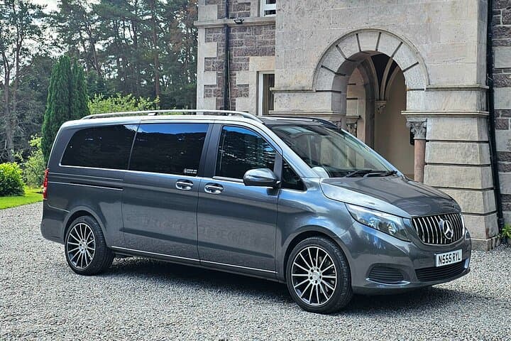 Mercedes V-Class up to 7 passengers.