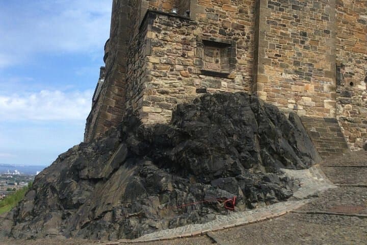 Edinburgh Castle, built into Volcanic rock