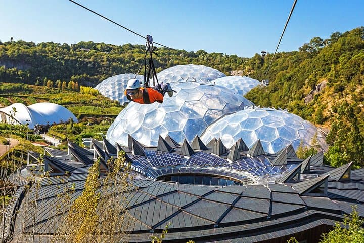 England’s Fastest Zipline at the Eden Project