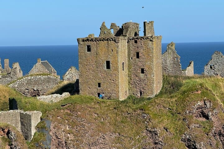 Dunnottar castle , Scotland , private haunted castles tour Scotland