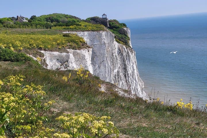 The iconic White Cliffs of Dover