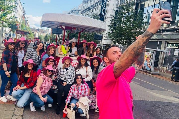 www.BelfastPartyCrew.com #Belfastpartycrew #Beerbike #Partybike #Pedalpub #Belfastbike #Belfastbiketour #biketour #Henparty #Stagparty #Hendo #stagdo #birthday #Belfasttour
