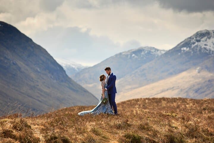 Post-wedding photography session exploring Glencoe