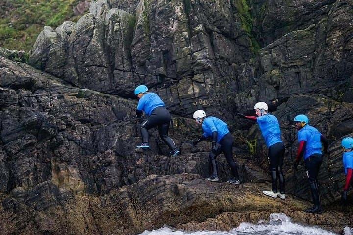 Coasteering Adventure at Portknockie and Bow Fiddle Rock