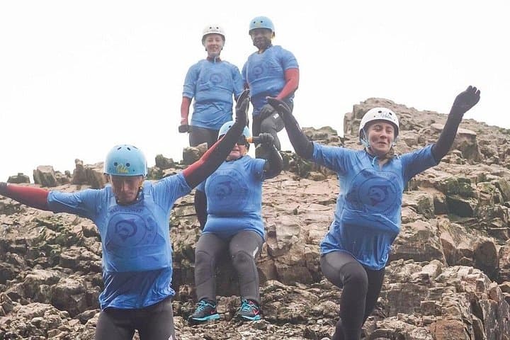 Coasteering Adventure at Portknockie and Bow Fiddle Rock