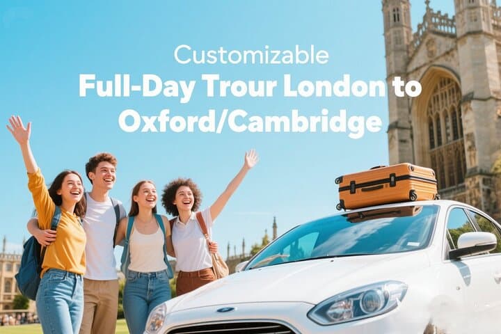 From London: Customizable Full-Day Tour to Oxford/Cambridge