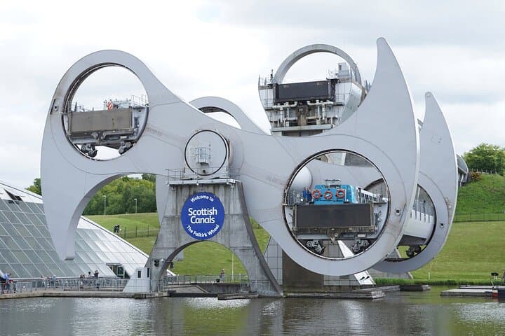 half day tours of the Falkirk wheel from Edinburgh