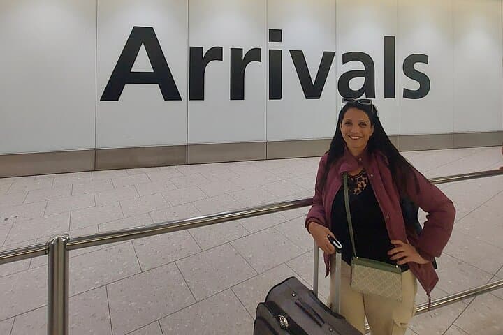 Kely Neves on her first visit to England