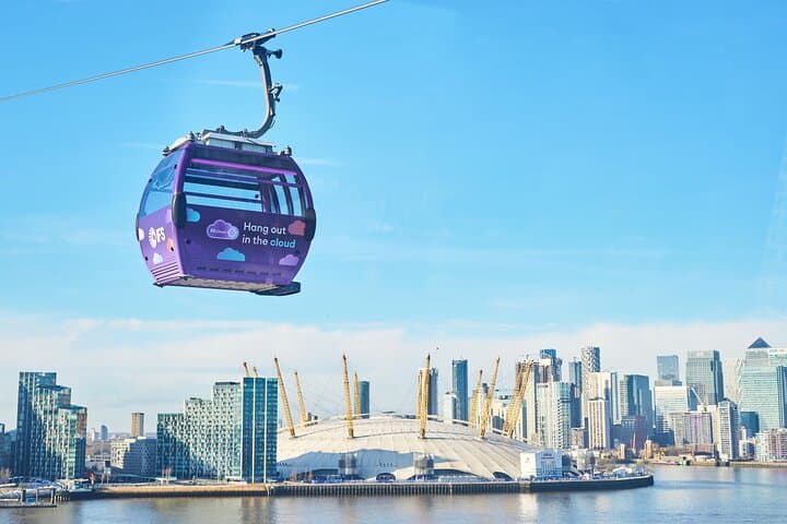 London Cable Car: Soaring above the River Thames Round Trip