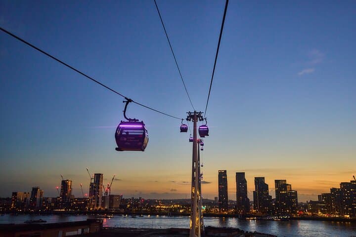 London Cable Car: Soaring above the River Thames Round Trip