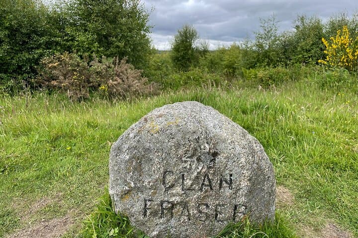 The famous Fraser stone at Culloden