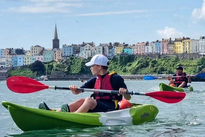 The best way to see the colourful Tenby seafront