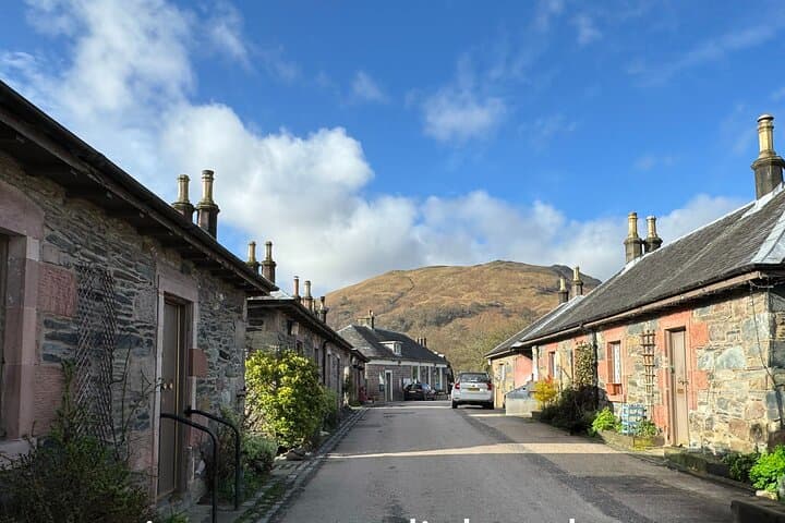 Luss village on the shore of Loch Lomond