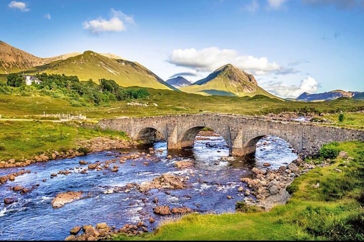 Sligachan Bridge & Cuillin Mountains