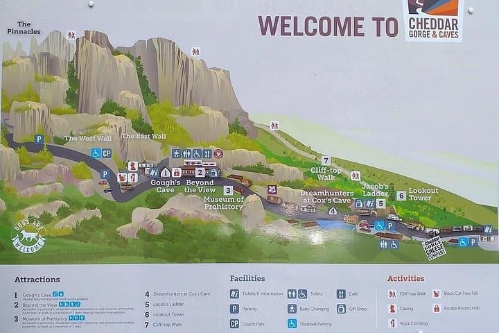 Cheddar Gorge 1 Day Private Sightseeing from Southampton Cruise