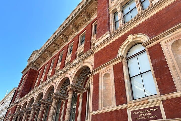 The facade of the Victoria and Albert Museum