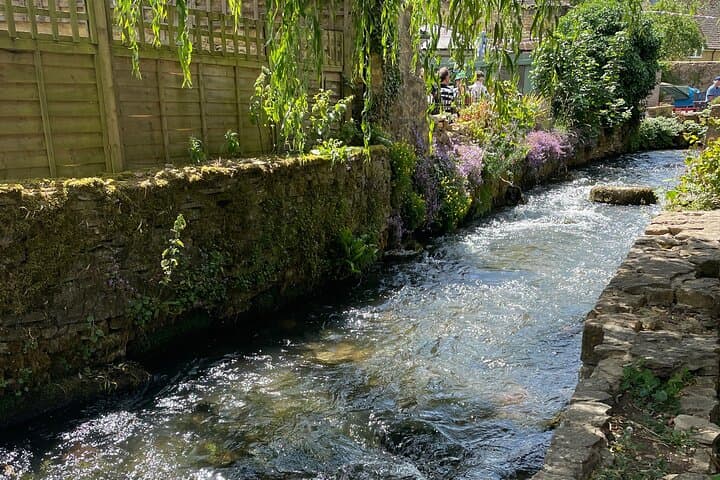 Streams running through villages