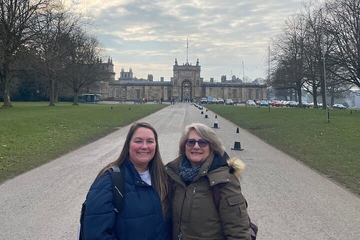 Entrance to Blenheim Palace.