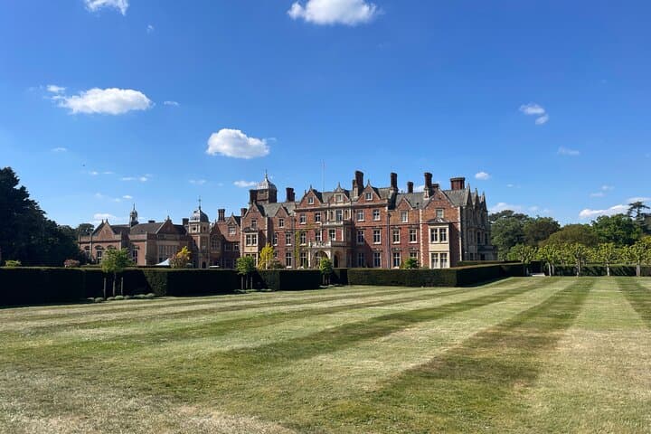 The lawns of Sandringham Palace