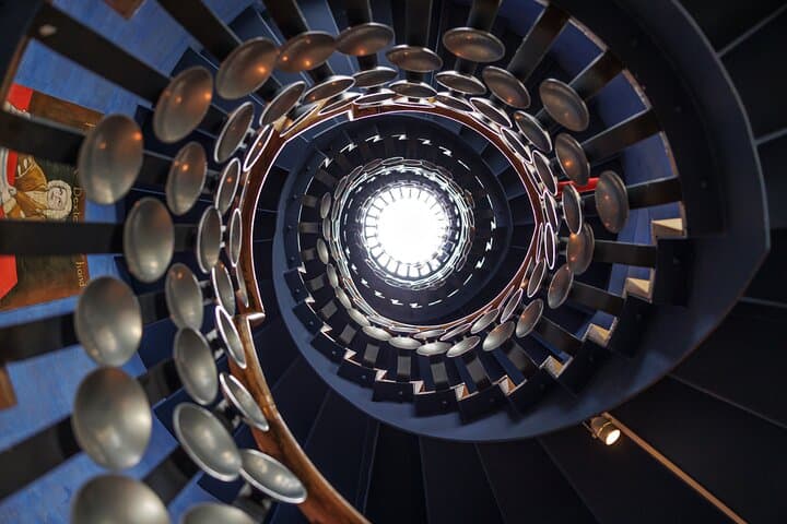 Our world famous helical staircase