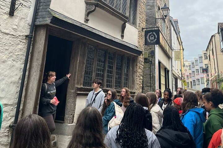 Discussing Victorian Plymouth with a secondary school group