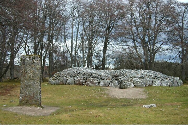 Touch the ancient Clava Cairns — the real-life inspiration for Outlander’s time-travel stones.