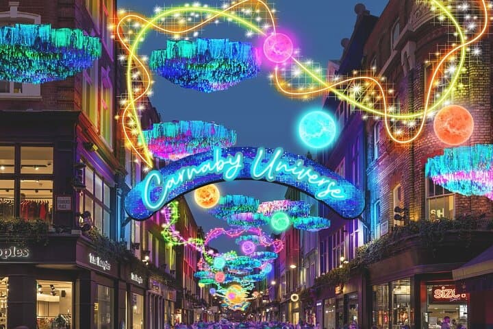 London Cheese Chocolate and Christmas Lights Food Tour