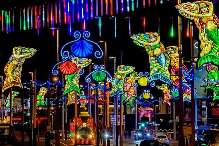 Blackpool Illuminations Open-top bus tour