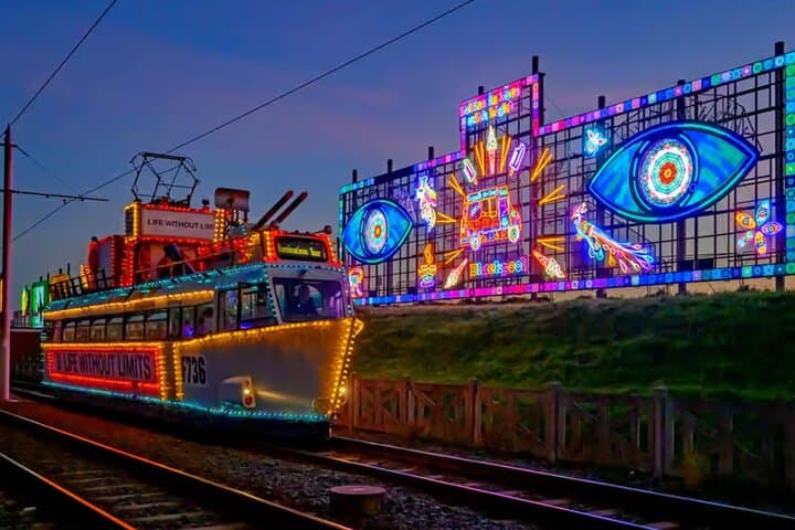 Blackpool Illuminations Open-top bus tour