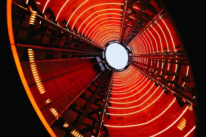 The Chimney Lift at Battersea Power Station
