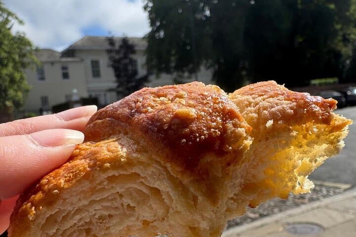 Fresh croissants from the local patisserie