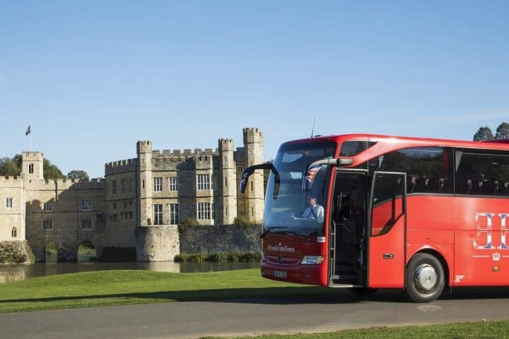 Enjoy a comfortable bus tour from London to explore the best of Kent's countryside
