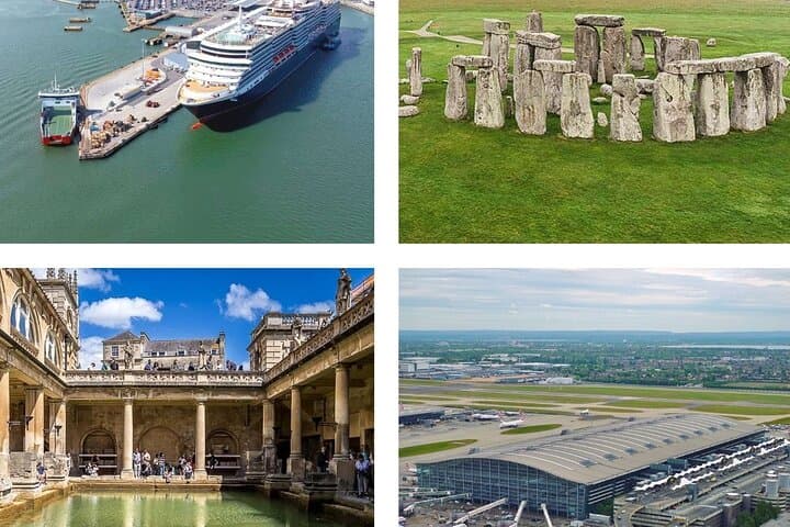 Southampton Cruise Transfer via Stonehenge & Bath Tour to London