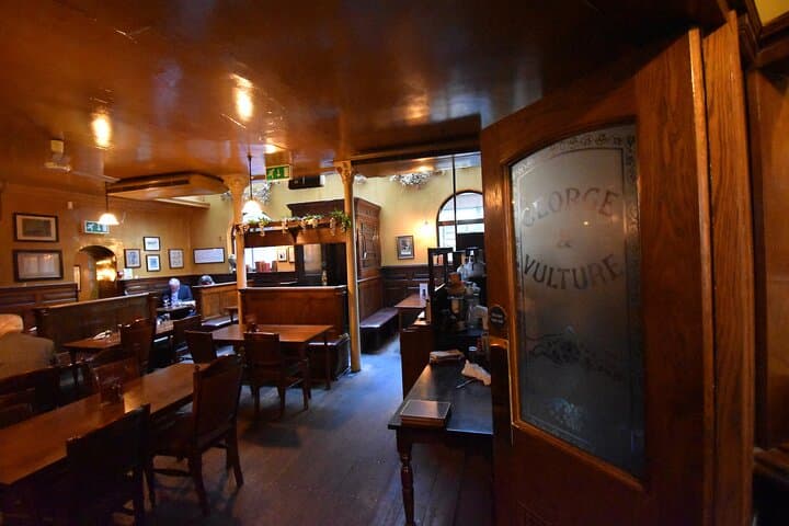 The George and Vulture, a favourite inn of Charles Dickens!