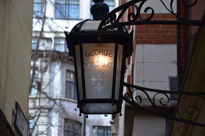 The George and Vulture Pub which was a favourite 'haunt' of Charles Dickens.