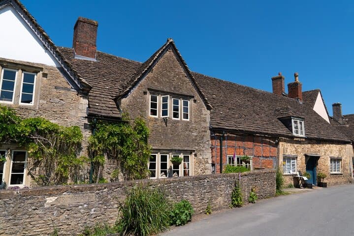 Walk through the charming medieval streets of Lacock, a famous Harry Potter filming location in Wiltshire.