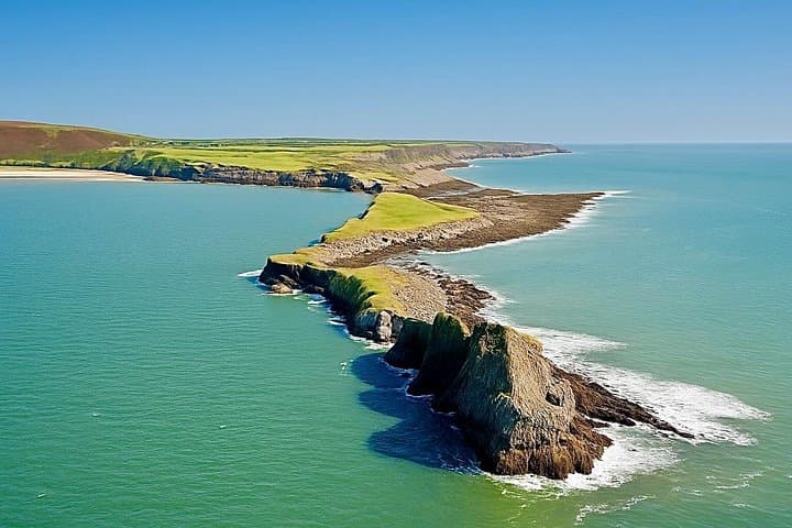 Cardiff/Swansea: Gower Peninsula's Cliffs & Mumbles Day Tour