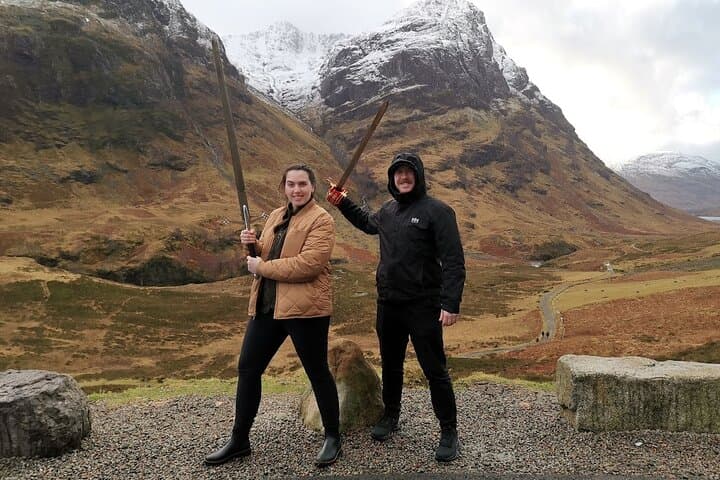 Glencoe with snowy caps