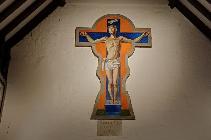 Edward le Bas portrayed Christ. Berwick Church