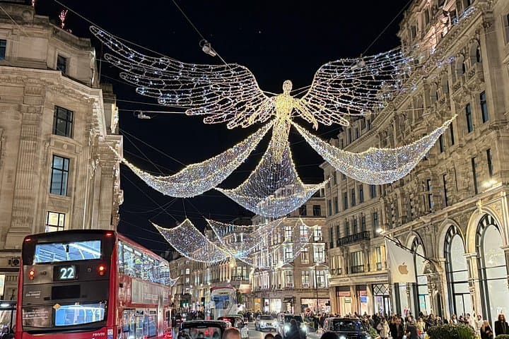 London Christmas Magic Lights Tour in German