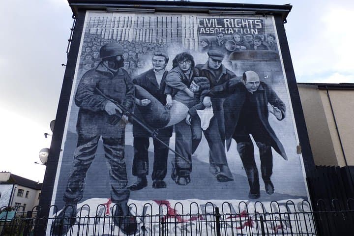 Bloody Sunday mural.