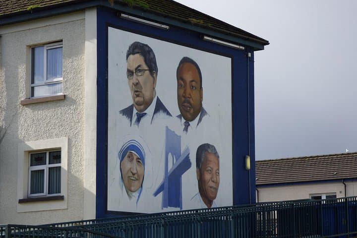 Peace makers mural.