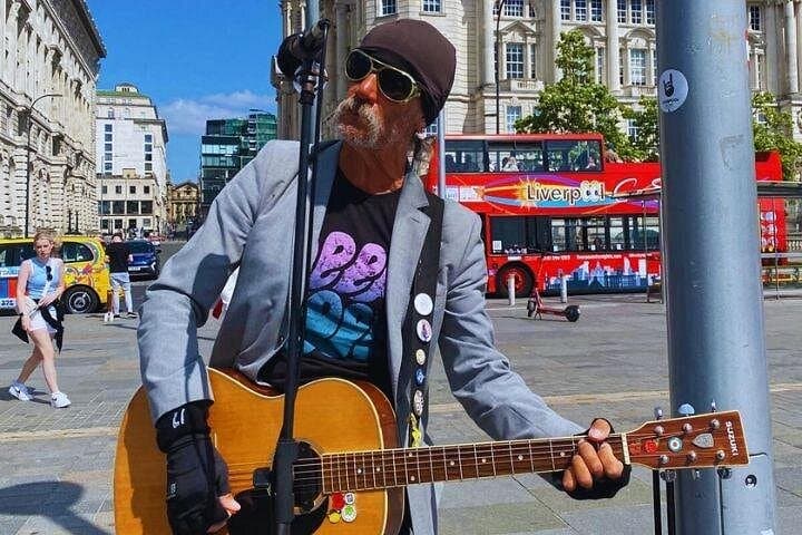 a busker on every corner!