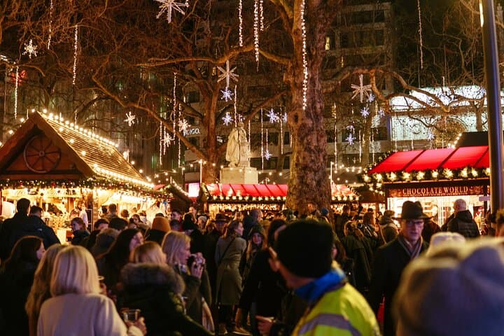 London Christmas Lights and Markets Walking Tour