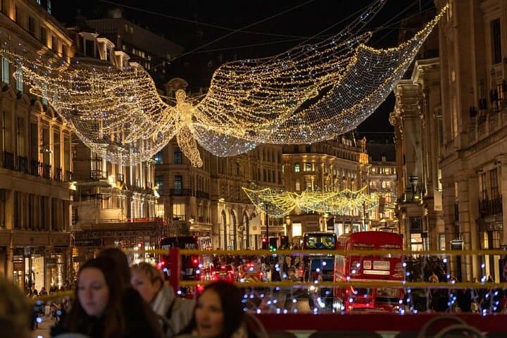 Christmas Lights Santa Sleigh Open-Top Tour