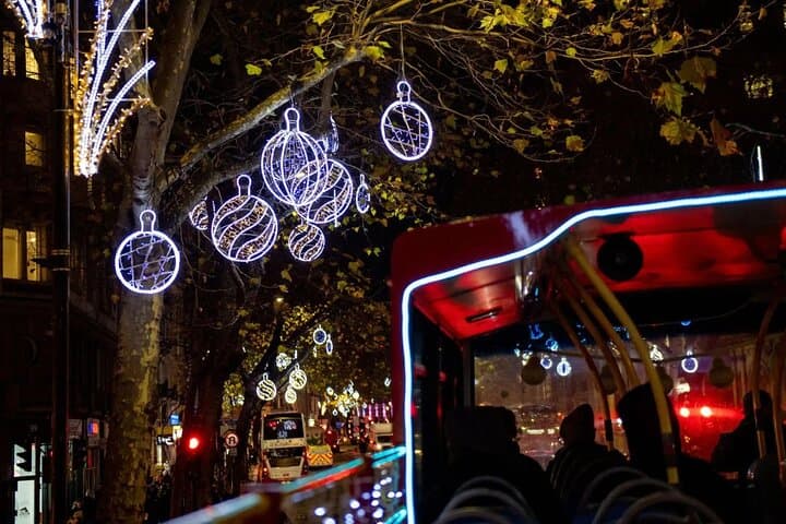 Christmas Lights Santa Sleigh Open-Top Tour