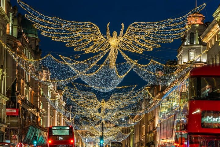 Christmas Lights Santa Sleigh Open-Top Tour