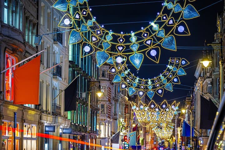 Christmas Lights Tour of London with optional Afternoon Tea